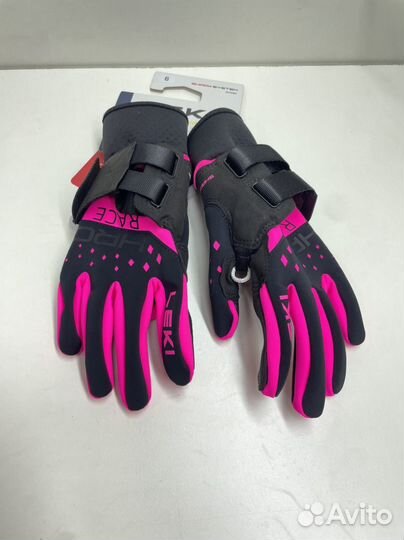 Перчатки Leki (биатлон) + ручки для Leki