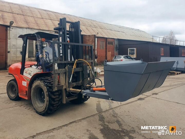 Ковш гидравлический на вилы вилочного погрузчика