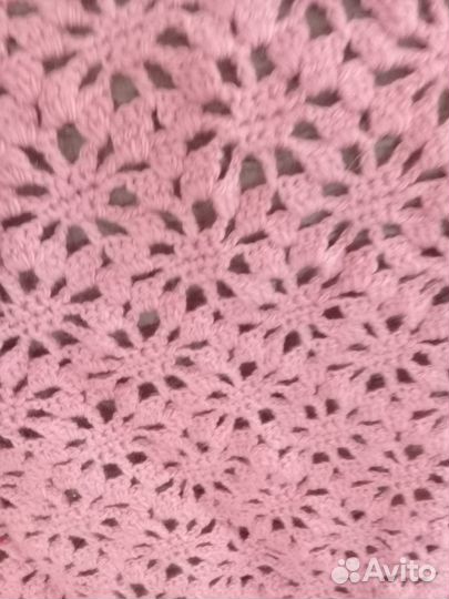 Шаль вязаная крючком