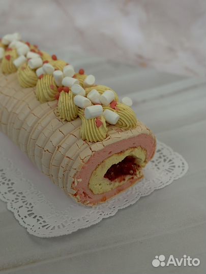 Меренговый рулет