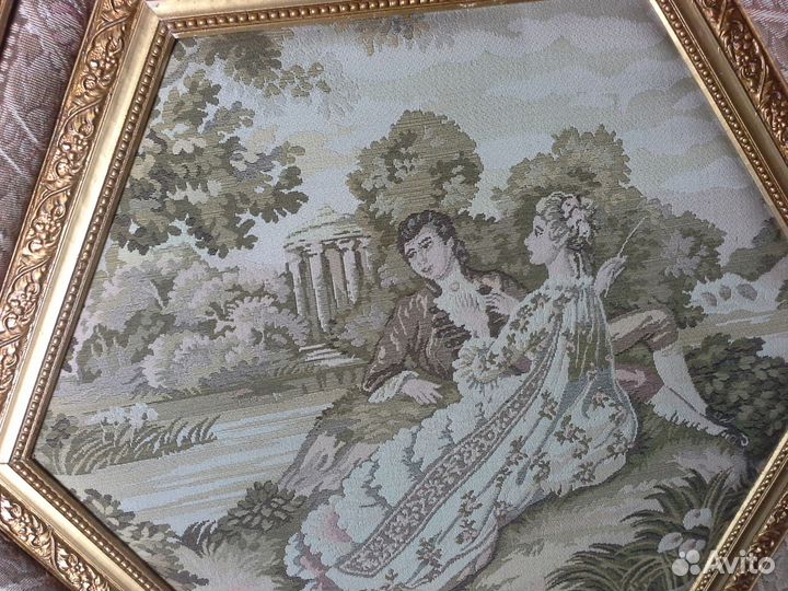 Гобелен вышивка картина живопись большая рамка