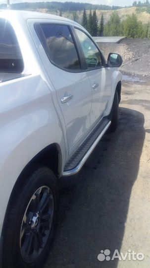 Пороги из нержавейки изготовление Mitsubishi L200