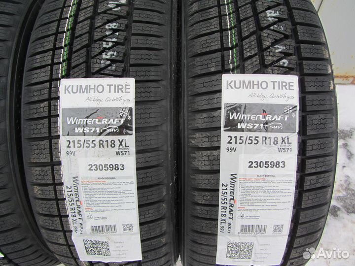Kumho WinterCraft WS71 215/55 R18 99V