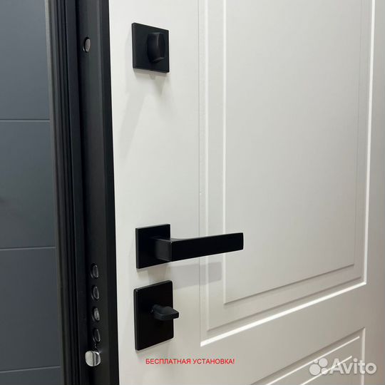 Толстая входная дверь с отличной шумоизоляцией