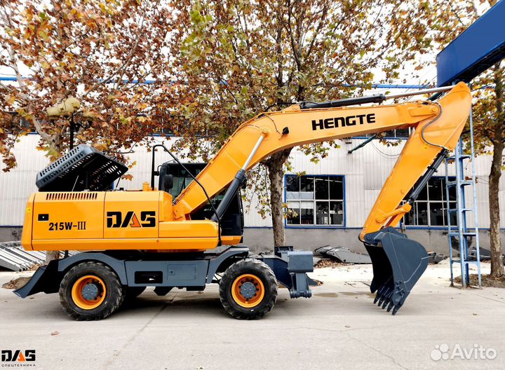 Колёсный экскаватор HENGTE HT215W, 2024