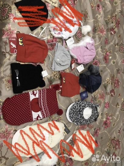 Шапка детс.для девочки и для мальчика