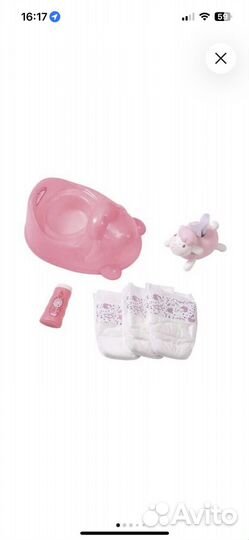 Baby Annabell Набор Горшок с аксессуарами