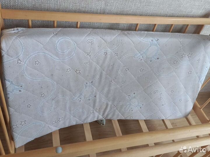 Детский матрас в кроватку 120х60