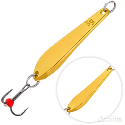 Блесна Hitfish Winter Spoon 7007 5гр. Gold