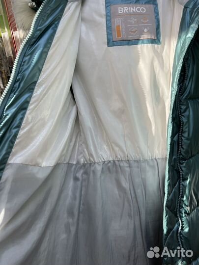 Зимнее пальто для девочки 146