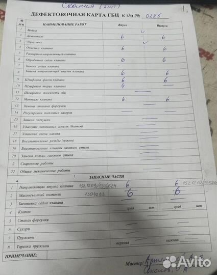 Головка блока цилиндров (гбц) Scania DSC11 1523415