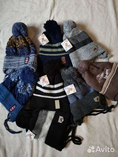 Новые шапки на мальчика
