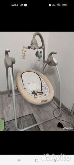 Детские электронные качели для новорожденных