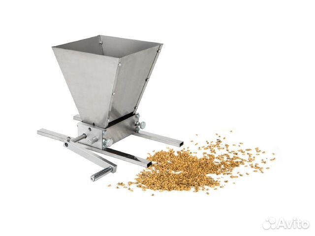 Мельница для солода Роликовая трехвальцовая