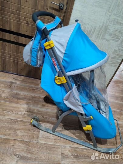 Санки коляска ника kids