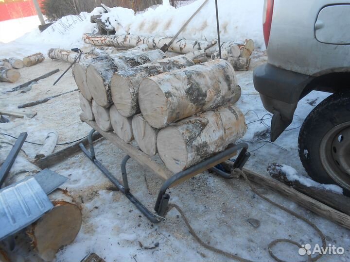 Санки мощные из оцинкованных труб