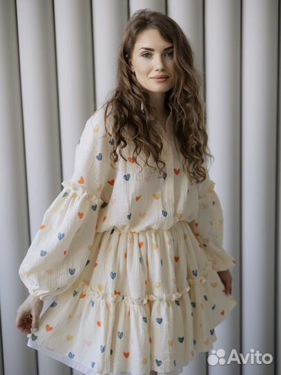 Платье в ассортименте женские из муслина