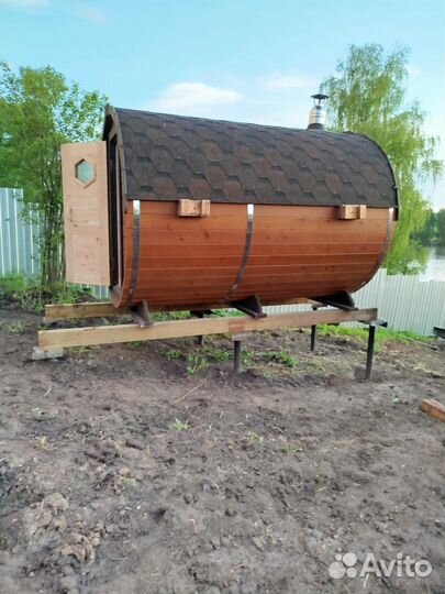 Баня бочка под ключ