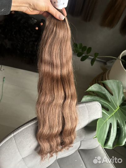 Натуральные волосы волны 60 - 65 см