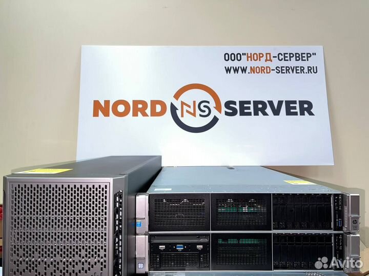 Сервер HP DL360 Gen10 8SFF 2x Gold 6138 224GB
