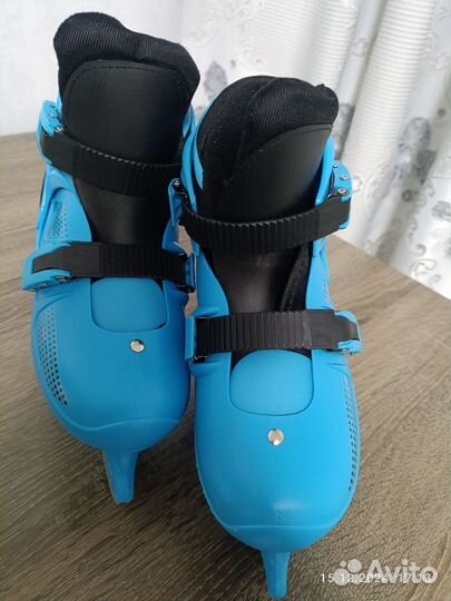 Коньки раздвижные ледовые. Размер 37-40