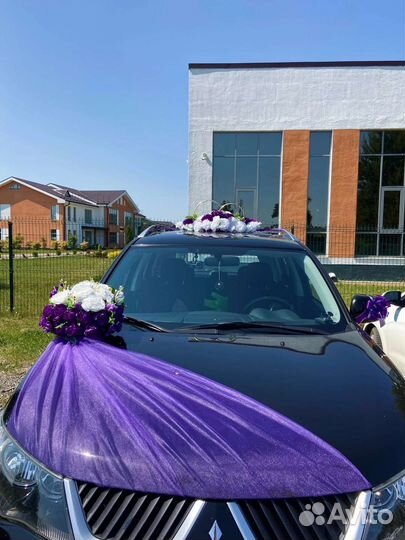 Свадебные украшения на 2 авто