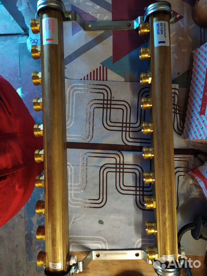 Коллектор радиаторный Watts 10 выходов (Германия)