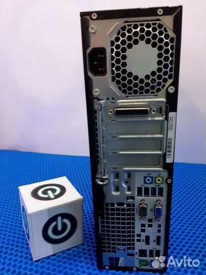 Системный блок мини пк HP ProDesk 600G1 i3 8gb ssd