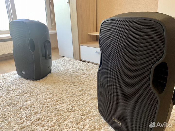 Продам новый коплект активной акустики 300 вт