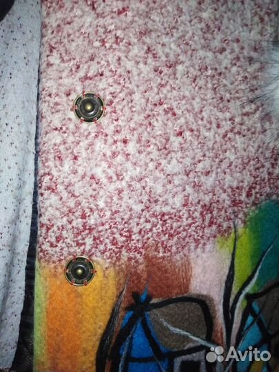 Пальто пончо шерсть