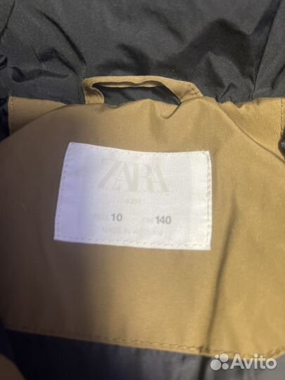 Пуховик zara 140