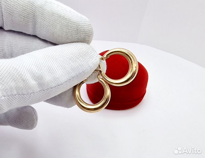 Золотые серьги 4,5гр СССР 583пр