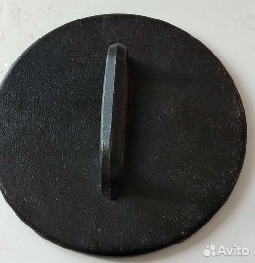 Чугунная сковорода гриль с прессом