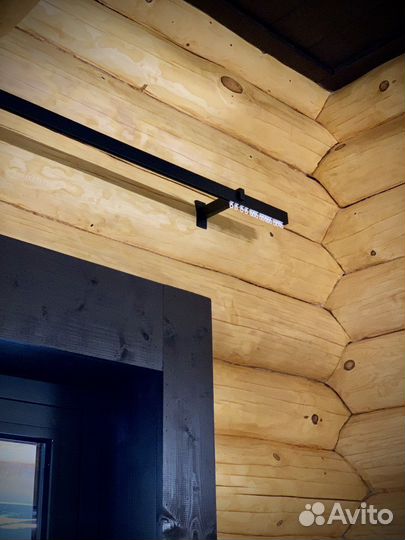 Черный карниз для штор карниз лофт