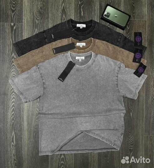 Футболка Stone Island оверсайз