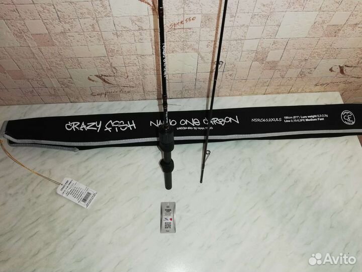 Спиннинг crazy fish nano one carbon