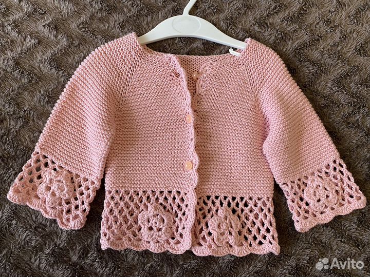 Кофта для девочки 6-12 месяцев