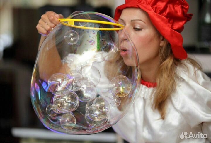 Шоу мыльных пузырей