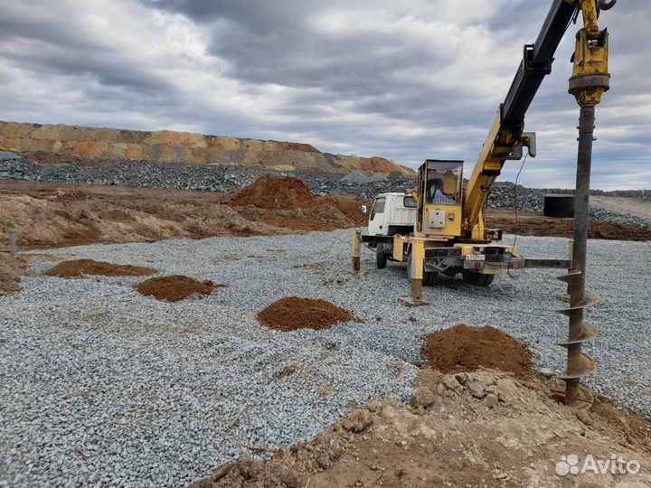 Услуги ямобура, вышка до 12м, опоры лэп