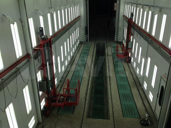 Покрасочная камера, Малярный цех, Дробеструйная об