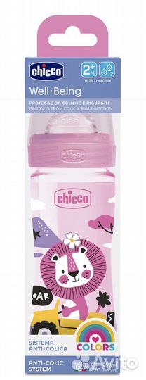 Бутылочка chicco с 2х месяцев новая