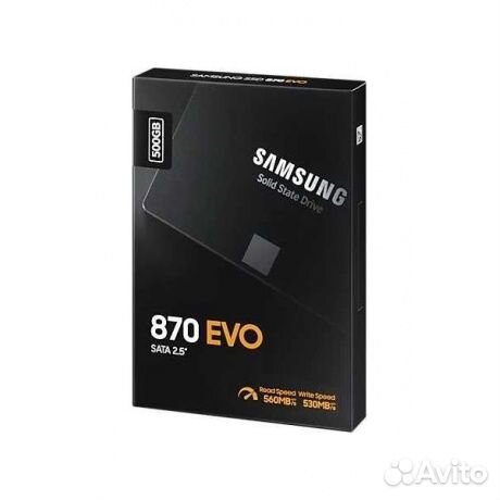 Накопитель SSD Samsung 870 EVO 500Gb (MZ-77E500BW)
