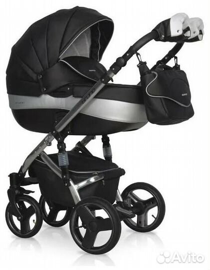 Универсальная коляска Riko Brano Ecco Silver 2 в 1