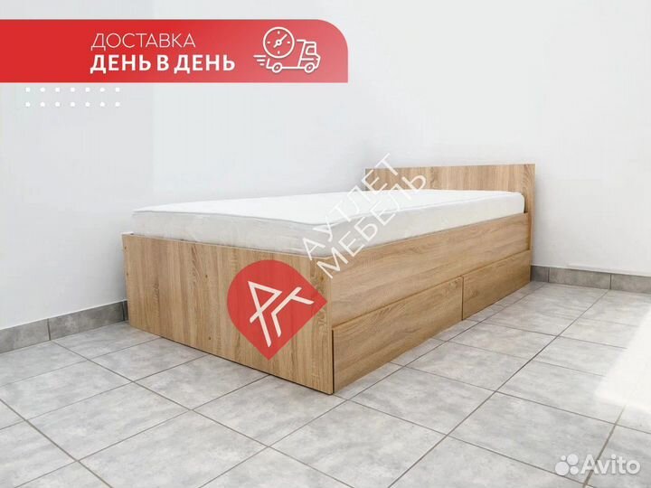 Кровать полутороспальная