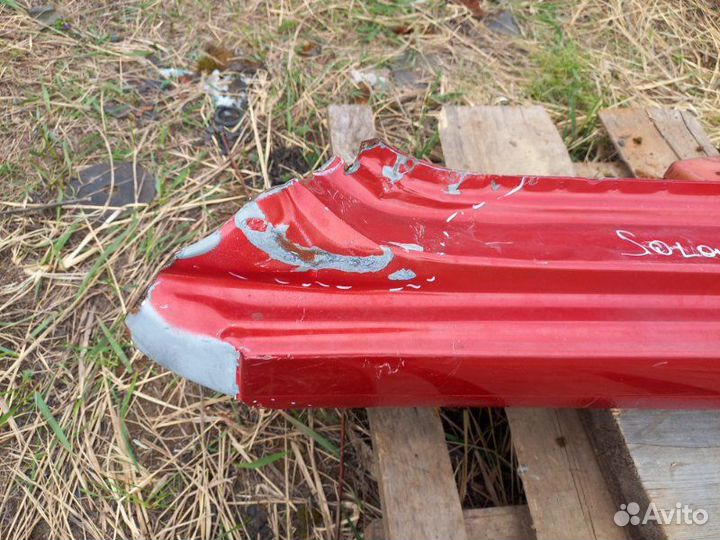 Порог левый Hyundai Solaris седан 2014