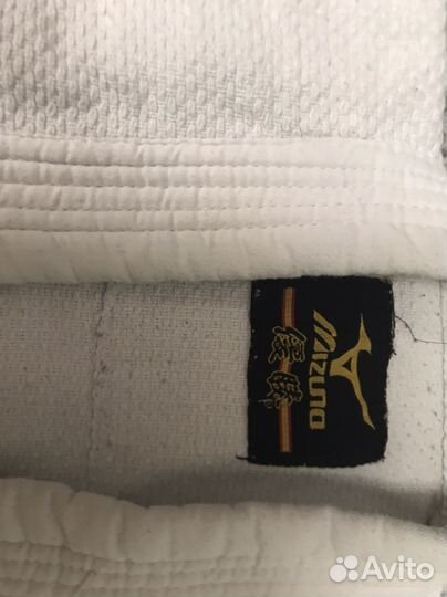 Кимоно для дзюдо mizuno белое