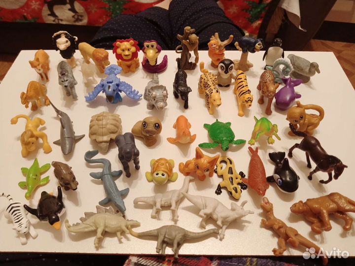 Игрушки животные киндер