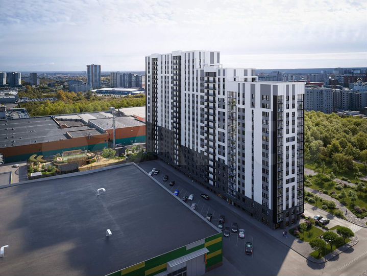 1-к. квартира, 30,8 м², 14/21 эт.