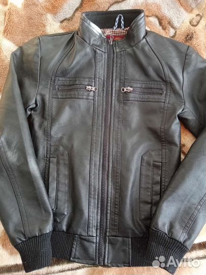 Кожзам куртка на мальчика