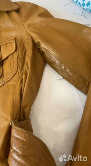 Куртка кожаная Massimo dutti. Винтаж